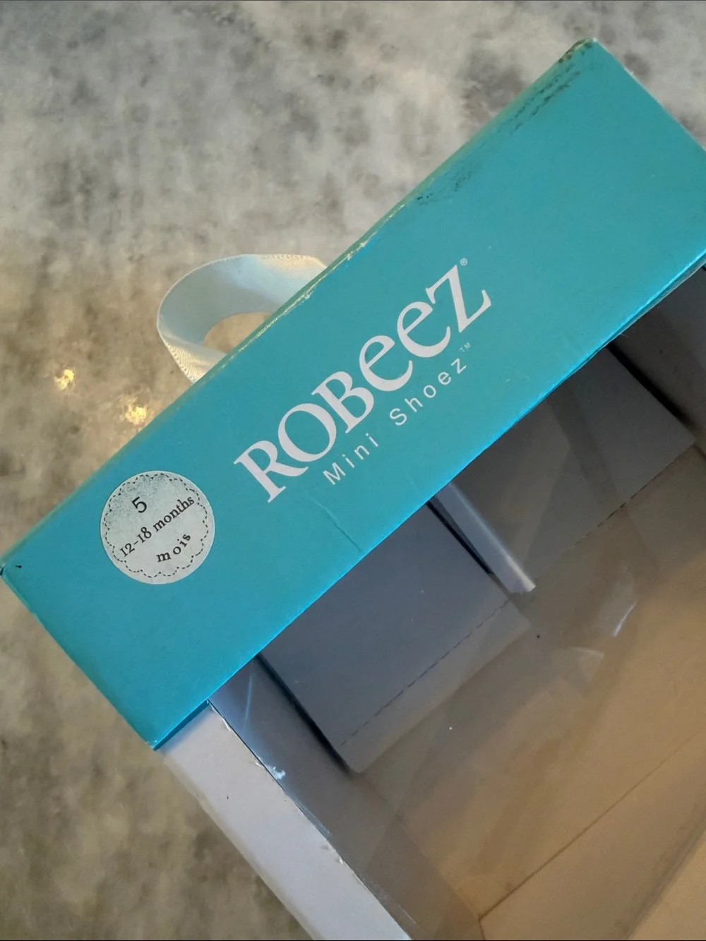 Robeez Pink and White Baby Walker Shoes
